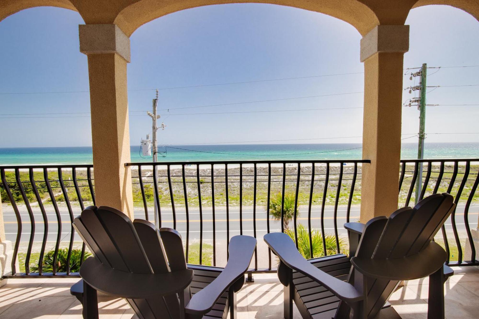 2 Gulf View Balconies! 3 Story Townhome With 4 Bedrooms, 4 Bathrooms! Sleeps12 Panama City Beach Buitenkant foto